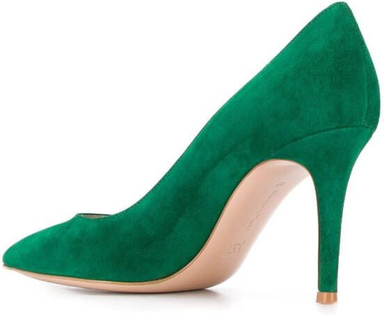 Gianvito Rossi Pumps met puntige neus Groen