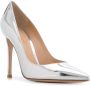 Gianvito Rossi Pumps met puntige neus Zilver - Thumbnail 2