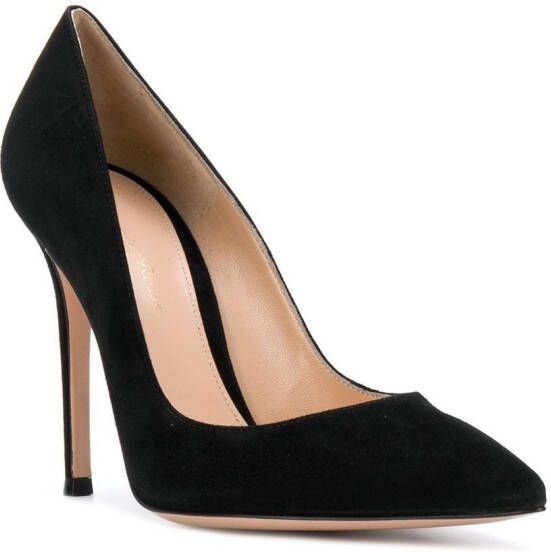 Gianvito Rossi Pumps met puntige neus Zwart