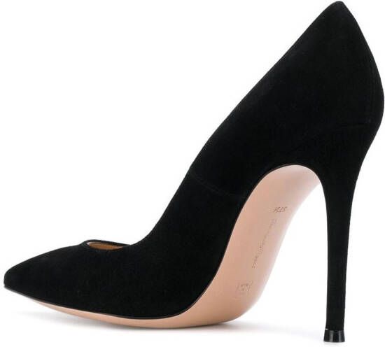 Gianvito Rossi Pumps met puntige neus Zwart