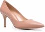 Gianvito Rossi Pumps met ronde neus Beige - Thumbnail 1