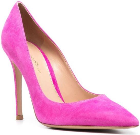 Gianvito Rossi Pumps verfraaid met kralen Roze