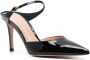 Gianvito Rossi Ribbon lakleren muiltjes Zwart - Thumbnail 2