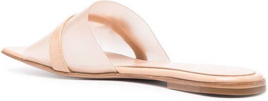 Gianvito Rossi Sandalen met gespdetail Beige