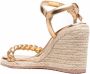 Gianvito Rossi Sandalen met sleehak Goud - Thumbnail 3