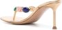 Gianvito Rossi Shamali leren sandalen Goud - Thumbnail 3