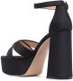 Gianvito Rossi Sheridan sandalen met plateauzool Zwart - Thumbnail 3