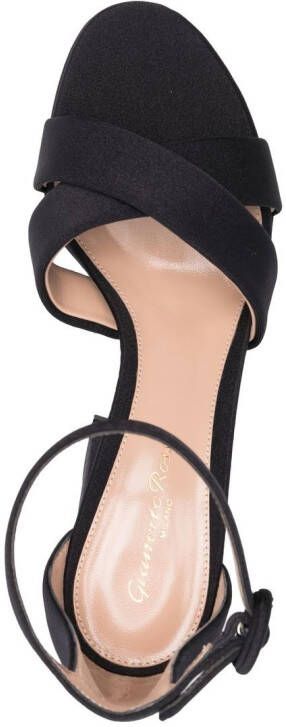 Gianvito Rossi Sheridan sandalen met plateauzool Zwart