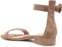 Gianvito Rossi Sandalen met gesp Beige - Thumbnail 3