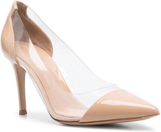 Gianvito Rossi Doorzichtige pumps Beige