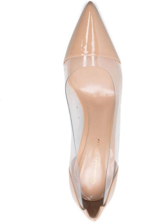 Gianvito Rossi Doorzichtige pumps Beige