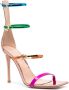 Gianvito Rossi Uptown sandalen met lint Roze - Thumbnail 2