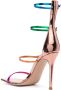 Gianvito Rossi Uptown sandalen met lint Roze - Thumbnail 3