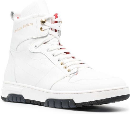 Giuliano Galiano Legend high-top sneakers Wit