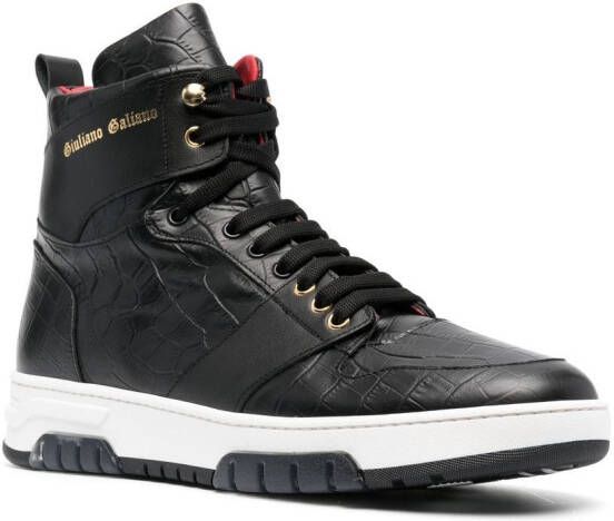 Giuliano Galiano Legend high-top sneakers Zwart