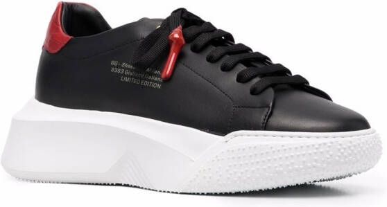 Giuliano Galiano Nemesis sneakers met chunky zool Zwart