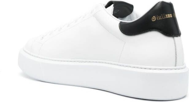 Giuliano Galiano Sneakers met contrasterend detail Wit