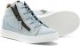 Giuseppe Junior Hoge sneakers Blauw - Thumbnail 2