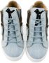 Giuseppe Junior Hoge sneakers Blauw - Thumbnail 3