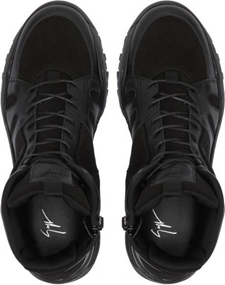 Giuseppe Junior Talon Jr high-top sneakers Zwart