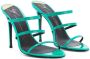 Giuseppe Zanotti Alimha leren sandalen Groen - Thumbnail 2