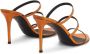 Giuseppe Zanotti Alimha leren sandalen Oranje - Thumbnail 3