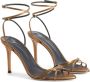 Giuseppe Zanotti Amiila metallic leren sandalen Bruin - Thumbnail 2