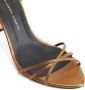 Giuseppe Zanotti Amiila metallic leren sandalen Bruin - Thumbnail 4