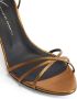 Giuseppe Zanotti Amiila metallic leren sandalen Bruin - Thumbnail 4