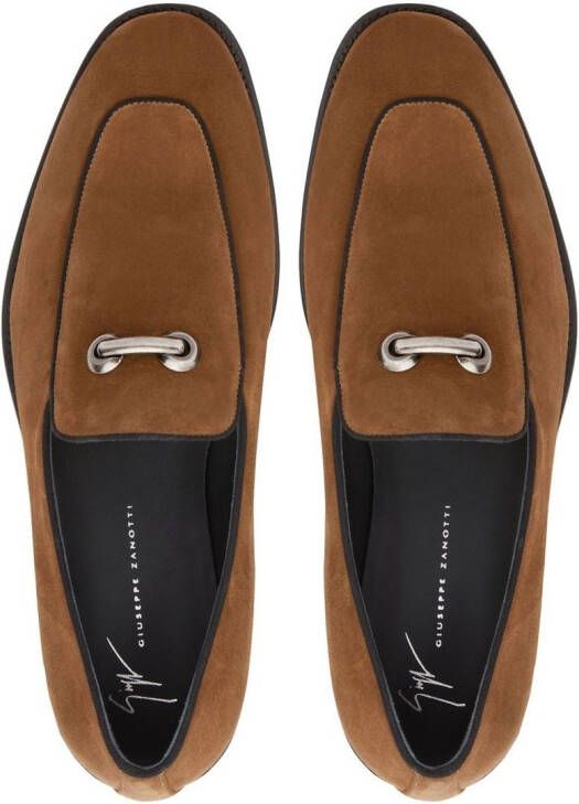 Giuseppe Zanotti Archibald suède loafers Bruin