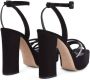 Giuseppe Zanotti Arhama sandalen met plateauzool Zwart - Thumbnail 3