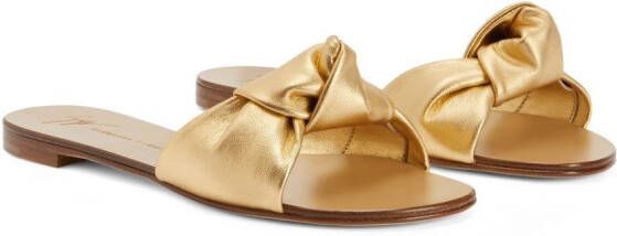 Giuseppe Zanotti Aycha sandalen Goud