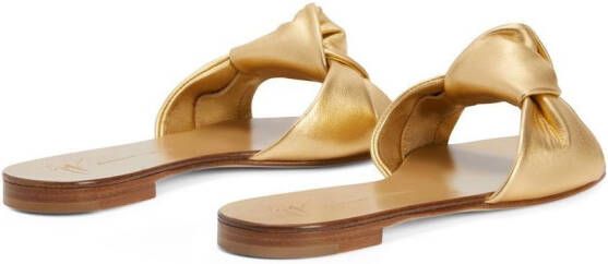 Giuseppe Zanotti Aycha sandalen Goud