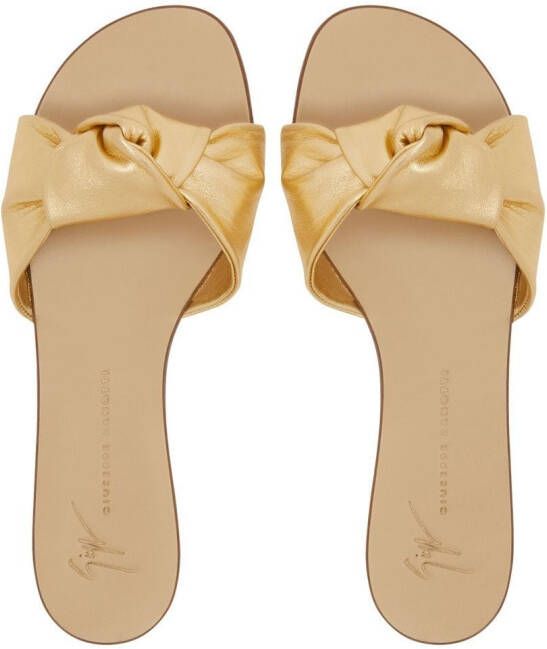 Giuseppe Zanotti Aycha sandalen Goud