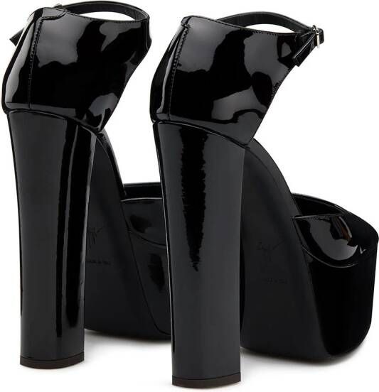 Giuseppe Zanotti Bebe pumps met plateauzool Zwart