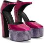 Giuseppe Zanotti Bebe sandalen met stras Roze - Thumbnail 2