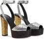 Giuseppe Zanotti Betty sandalen met glitter Zilver - Thumbnail 2