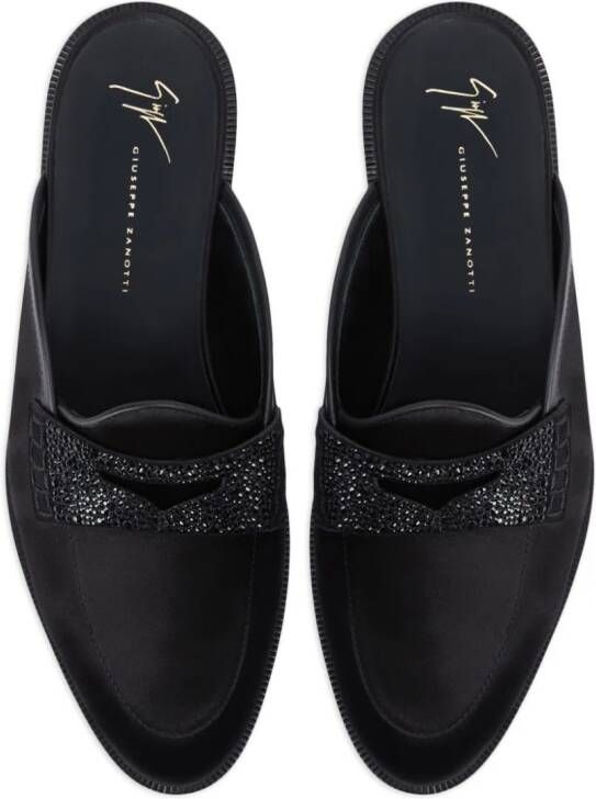 Giuseppe Zanotti Bizette suède loafers Zwart