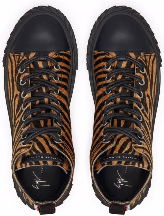 Giuseppe Zanotti Blabber high-top sneakers Bruin