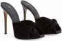 Giuseppe Zanotti Bridget fluwelen sandalen Zwart - Thumbnail 2