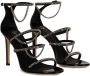 Giuseppe Zanotti Catena sandalen met kettingbandje Zwart - Thumbnail 2