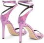 Giuseppe Zanotti Catia leren sandalen Paars - Thumbnail 3