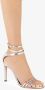 Giuseppe Zanotti Catia leren sandalen Zilver - Thumbnail 5