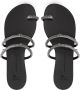 Giuseppe Zanotti Catia leren sandalen Zilver - Thumbnail 4