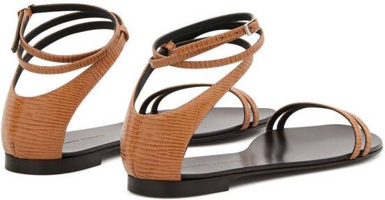 Giuseppe Zanotti Catia sandalen met dun bandje Bruin