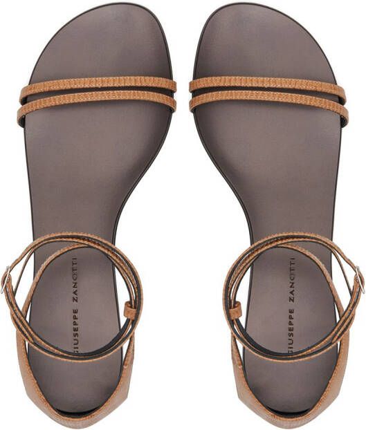 Giuseppe Zanotti Catia sandalen met dun bandje Bruin