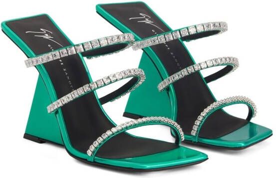 Giuseppe Zanotti Clarence sandalen Groen