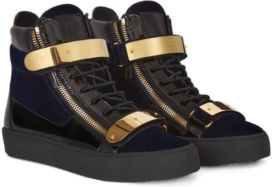 Giuseppe Zanotti Coby high-top sneakers Blauw