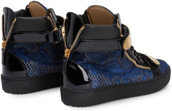 Giuseppe Zanotti Coby high-top sneakers Blauw