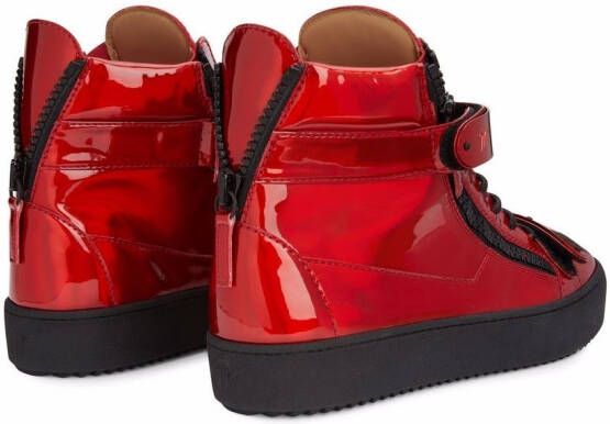 Giuseppe Zanotti Coby high-top sneakers Rood